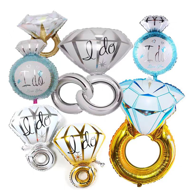 Балон од фолија за веренички прстен