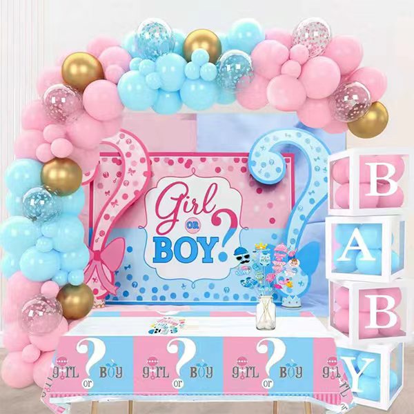 Gender Reveal балон комплет Гарланд