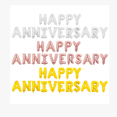 Среќна годишнина фолија балон