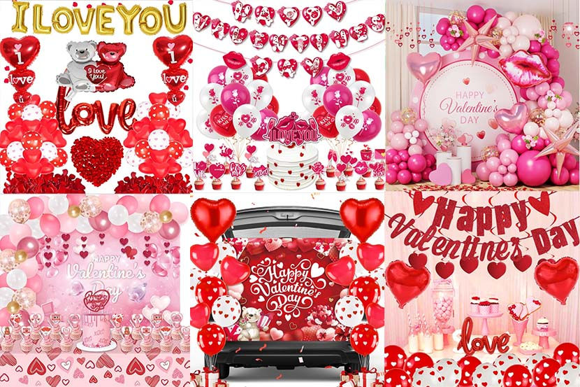 Valentine's Day Balloon Garland Sets