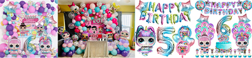 LOL themed balloon set