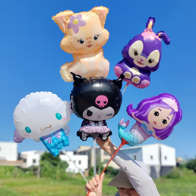 мини фолија балони на стапчиња