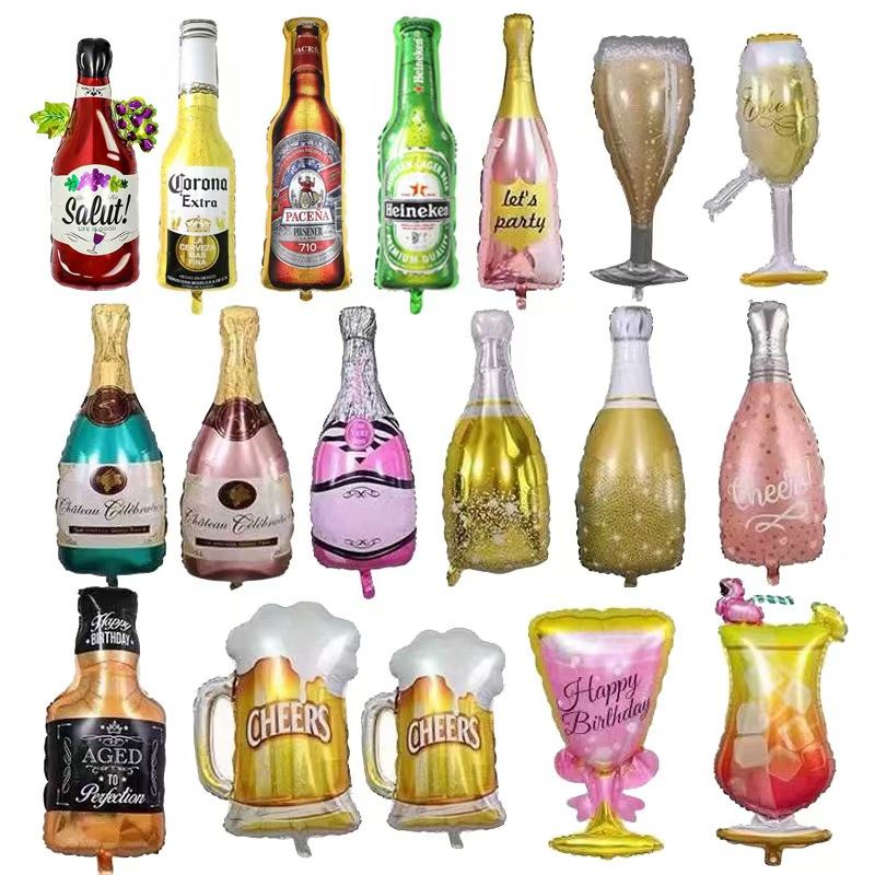 Балони со фолија за шишиња за вино